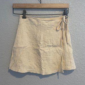 Zara Wrapped texture skirt